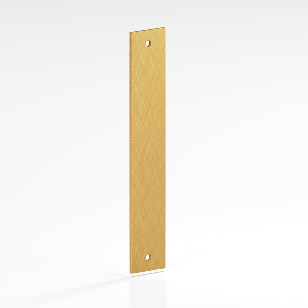 Colonial Bronze Series 9946 2.5" Rectangular Backplate Weathered Brass / 2.5"