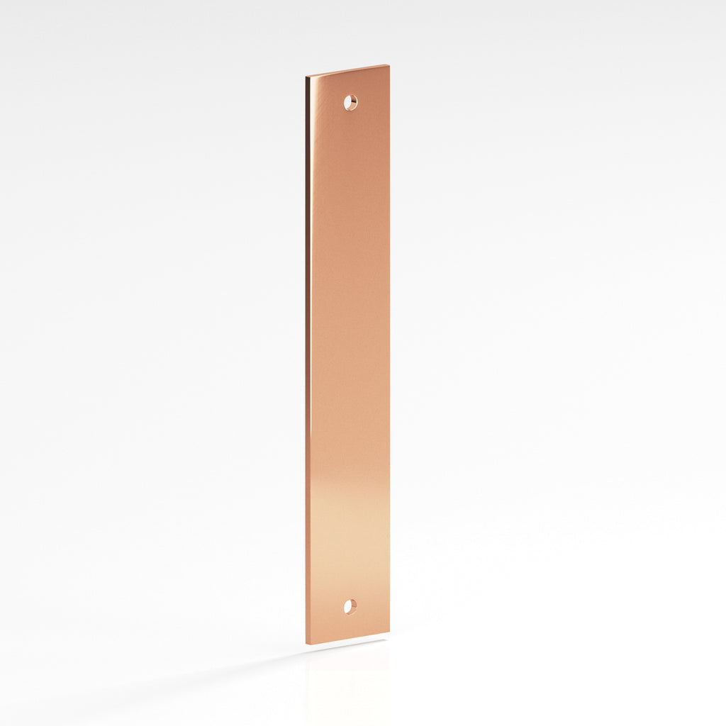 Colonial Bronze Series 9946 2.5" Rectangular Backplate Polished Copper / 2.5"