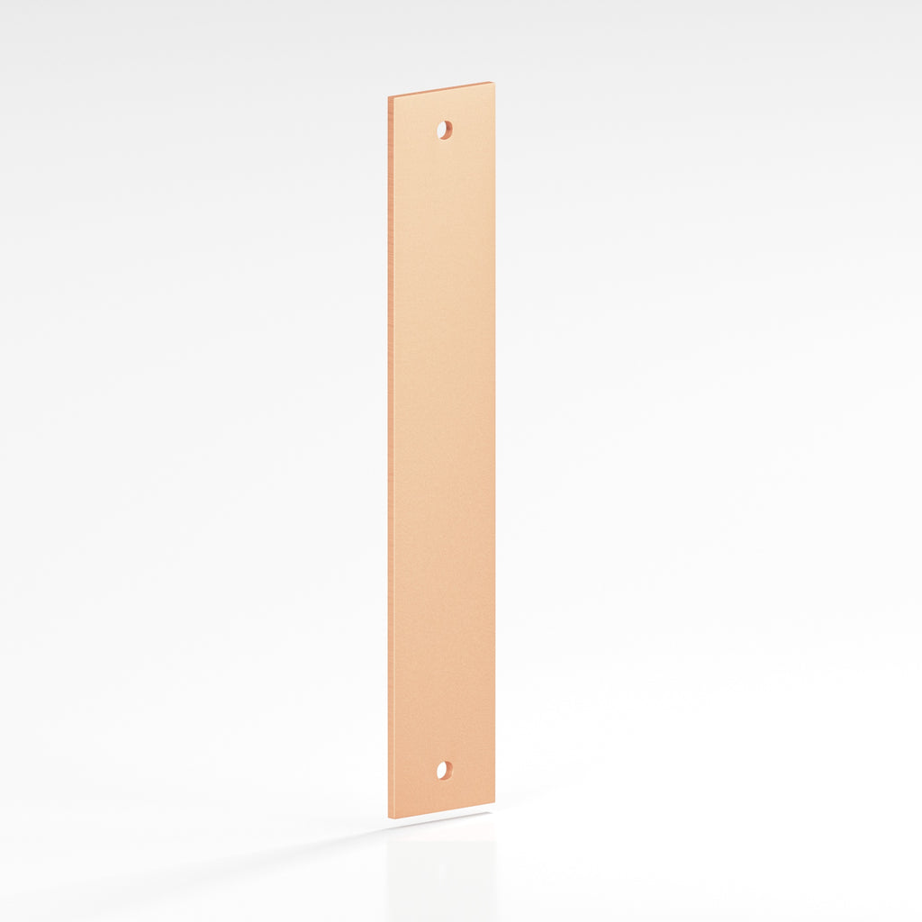 Colonial Bronze Series 9946 2.5" Rectangular Backplate Matte Satin Copper / 2.5"