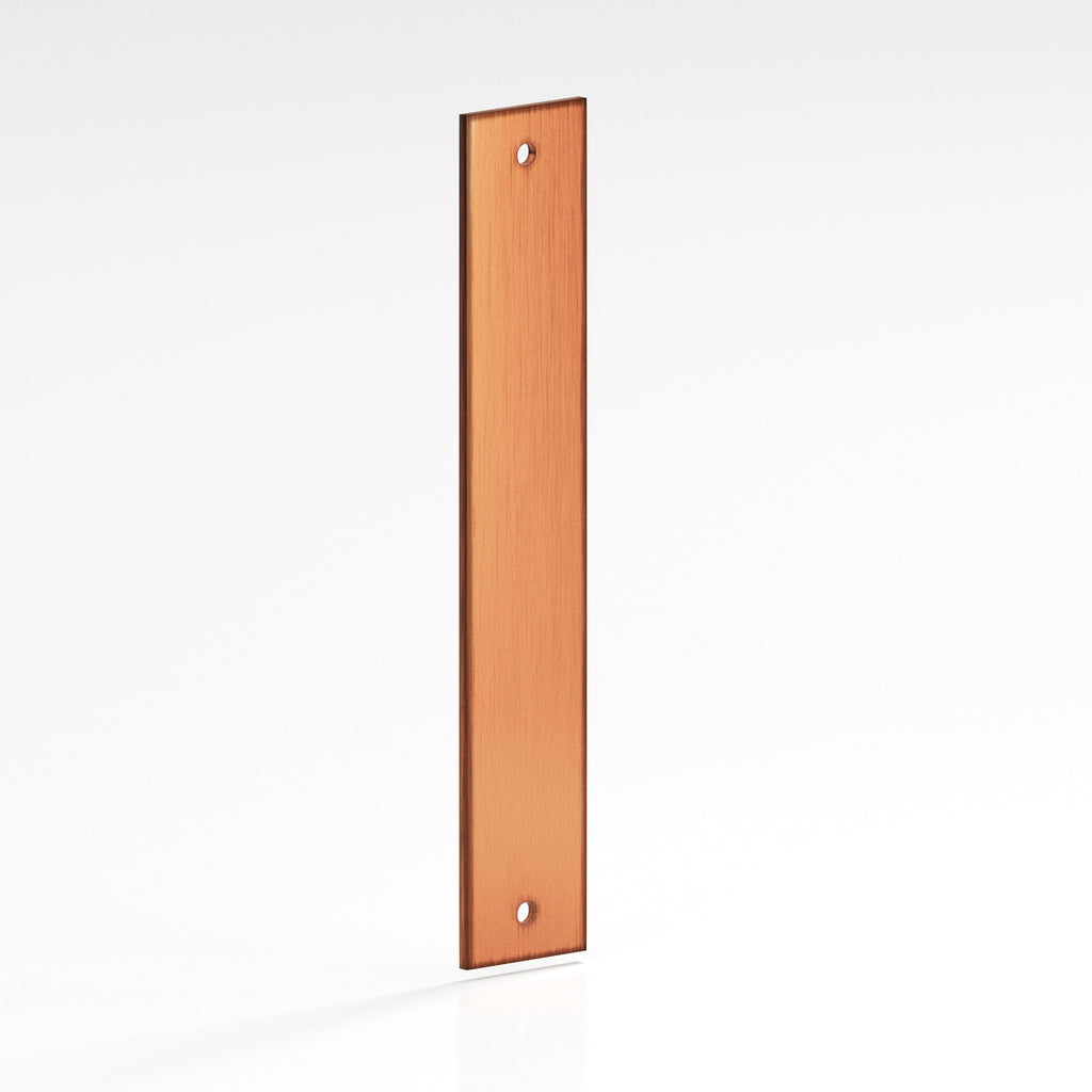 Colonial Bronze Series 9844 10" Rectangular Backplates Antique Copper / 10"