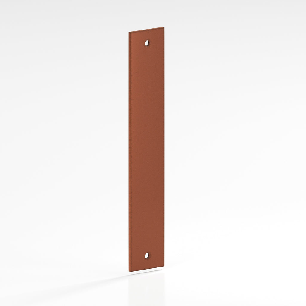 Colonial Bronze Series 9946 2.5" Rectangular Backplate Matte Antique Copper / 2.5"