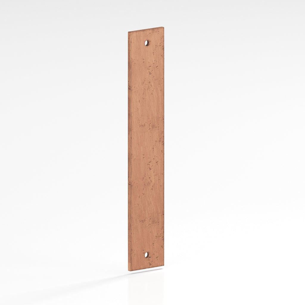 Colonial Bronze Series 9946 2.5" Rectangular Backplate Distressed Antique Copper / 2.5"