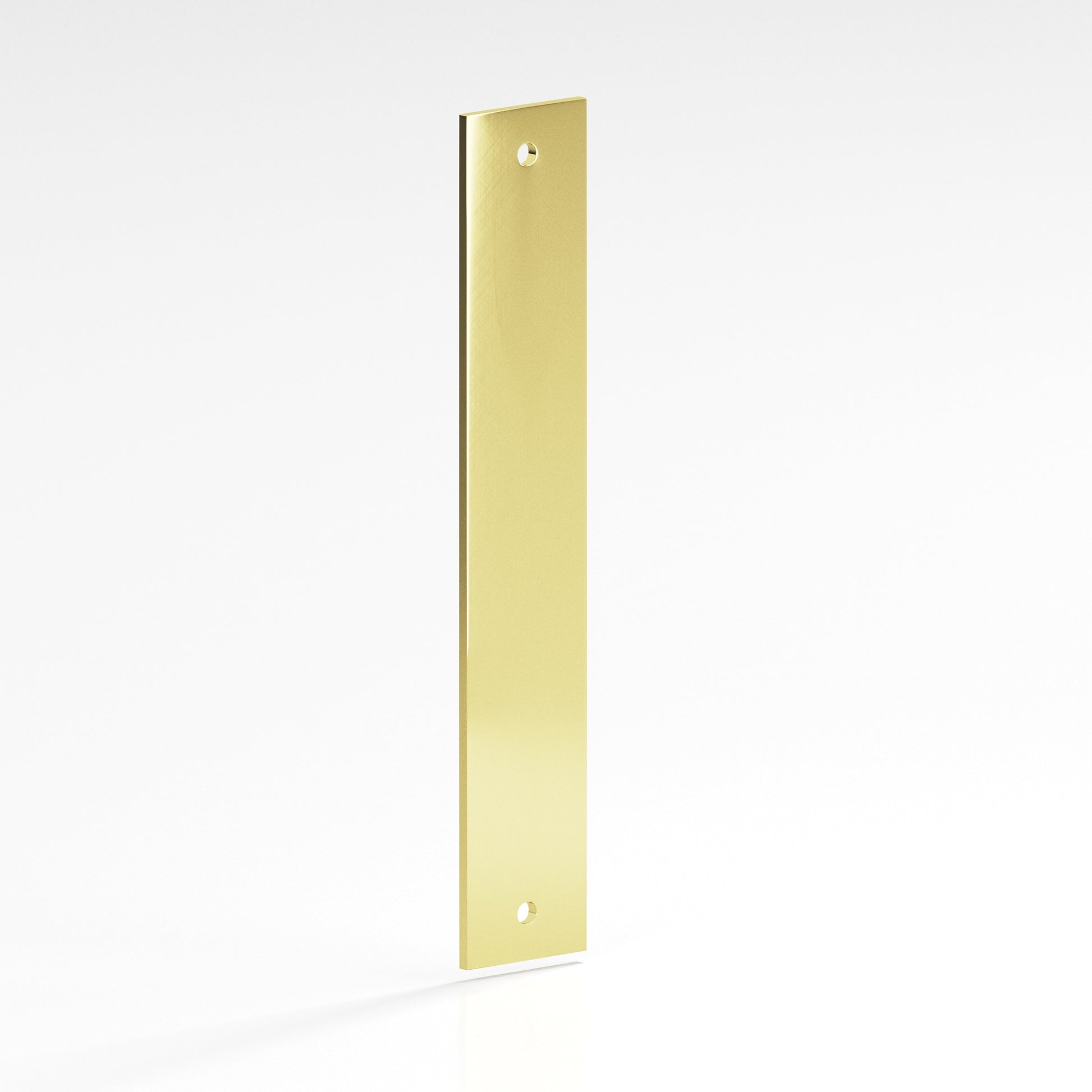 Colonial Bronze Series 9844 10" Rectangular Backplates Polished Brass / 10"