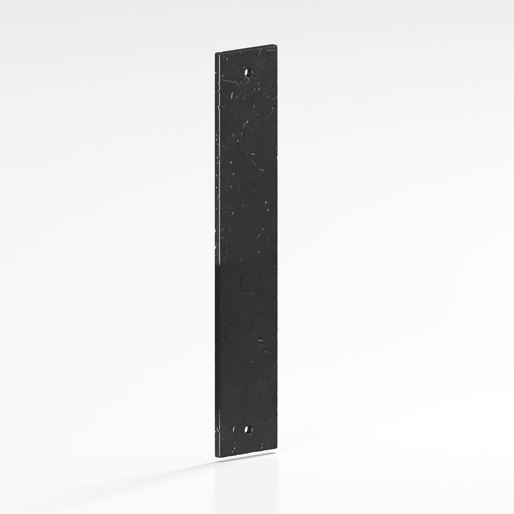 Colonial Bronze Series 9946 2.5" Rectangular Backplate Distressed Satin Black / 2.5"