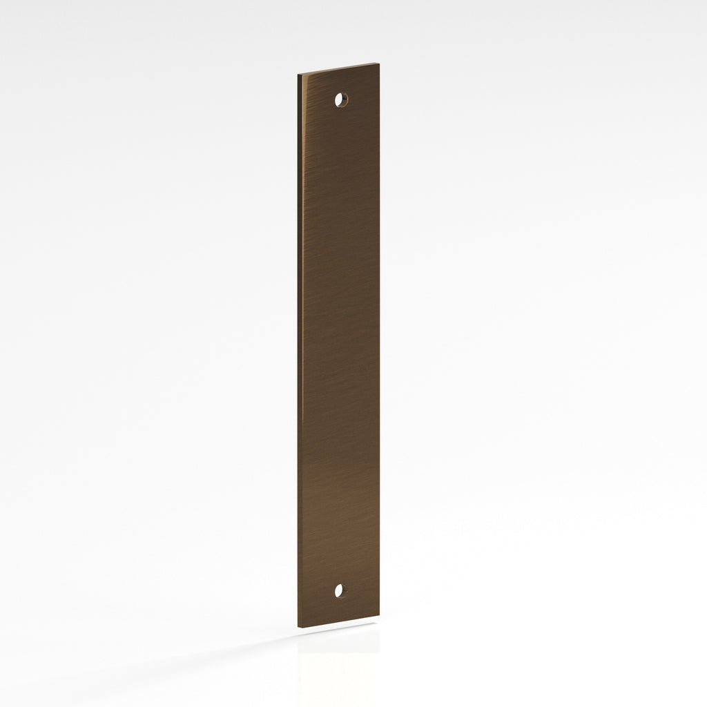 Colonial Bronze Series 9844 10" Rectangular Backplates Light Statuary Bronze / 10"