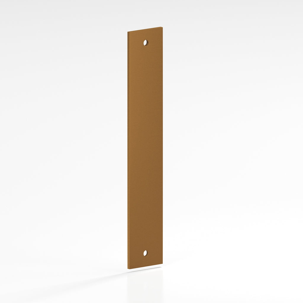 Colonial Bronze Series 9946 2.5" Rectangular Backplate Matte Light Statuary Bronze / 2.5"