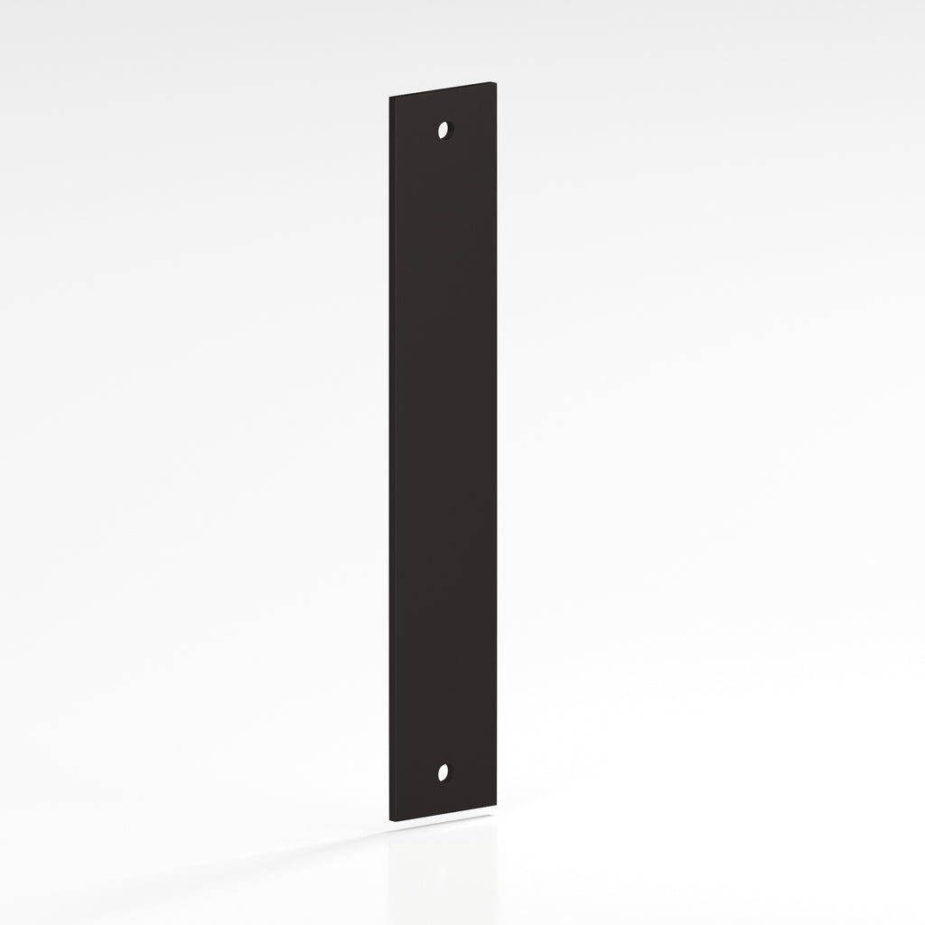 Colonial Bronze Series 9946 2.5" Rectangular Backplate Matte Dark Statuary Bronze / 2.5"