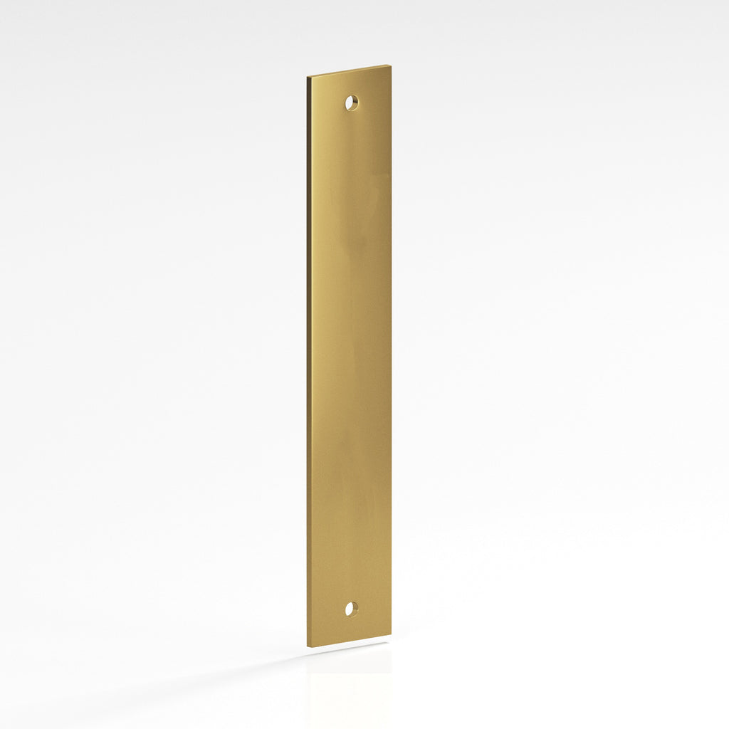 Colonial Bronze Series 9844 10" Rectangular Backplates Satin Brass / 10"