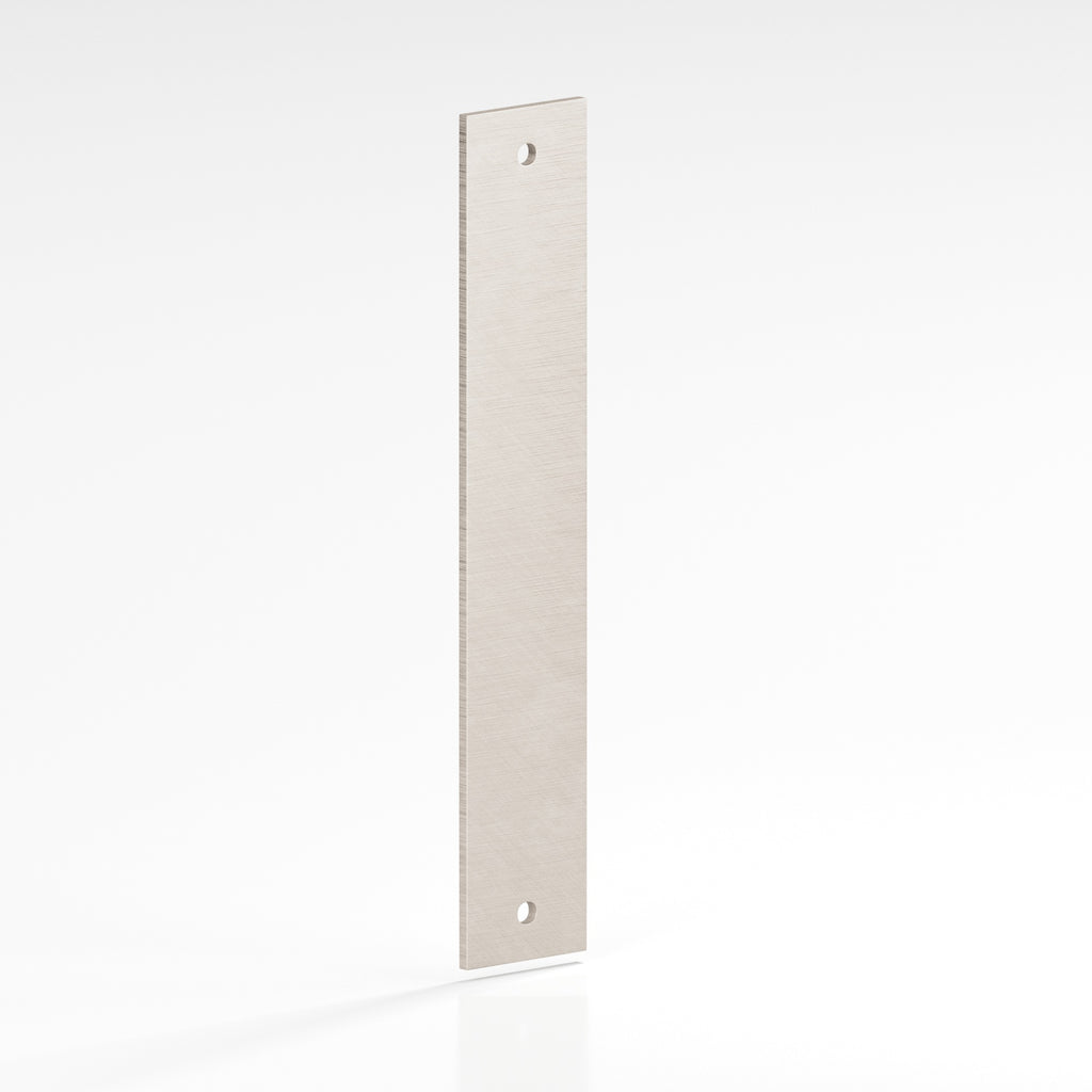 Colonial Bronze Series 9946 2.5" Rectangular Backplate Matte Satin Nickel / 2.5"