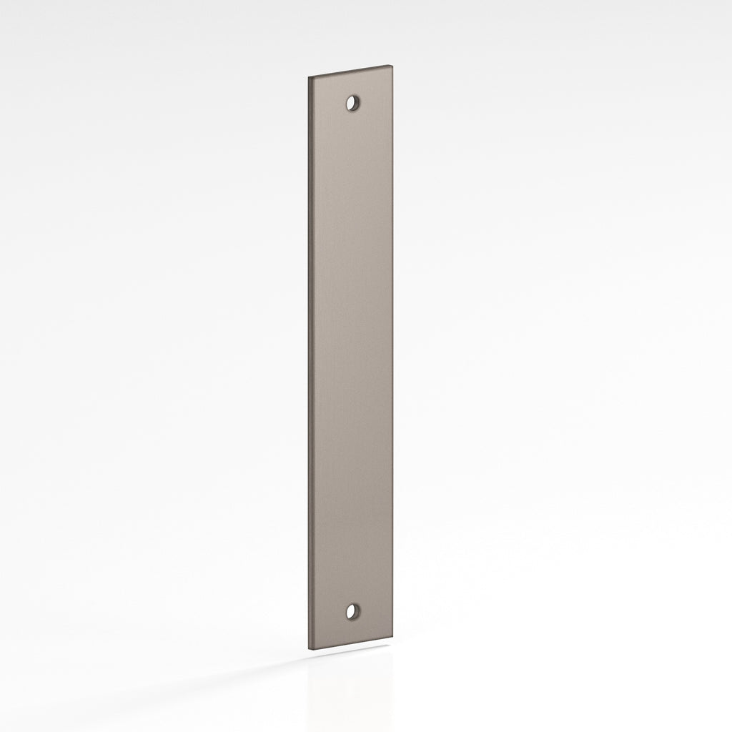 Colonial Bronze Series 9946 2.5" Rectangular Backplate Pewter / 2.5"