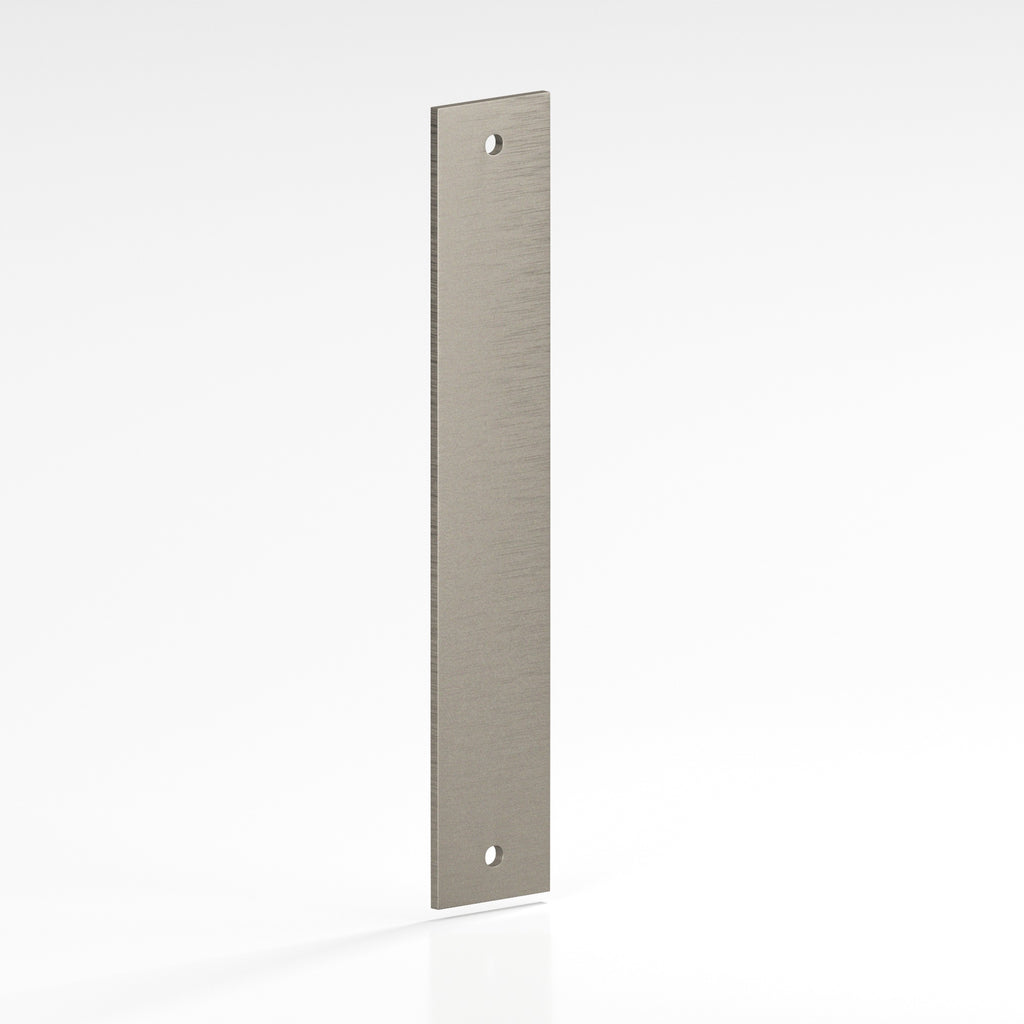 Colonial Bronze Series 9946 2.5" Rectangular Backplate Matte Pewter / 2.5"