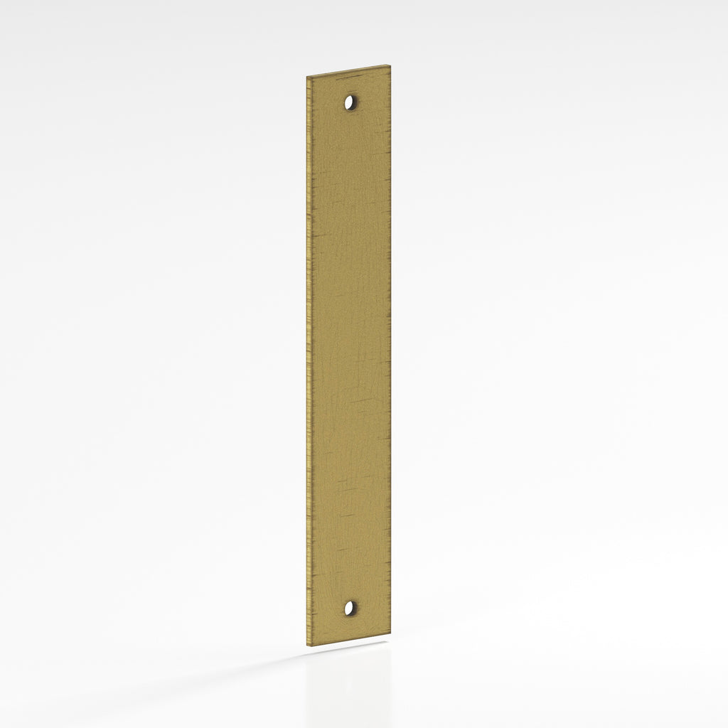 Colonial Bronze Series 9946 2.5" Rectangular Backplate Matte Antique Satin Brass / 2.5"
