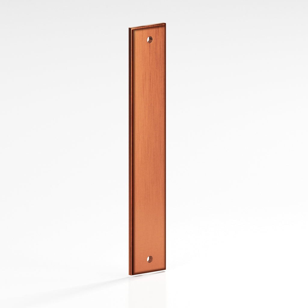 Colonial Bronze Series 9948 6" Rectangular Stepped Backplate Antique Copper / 6"