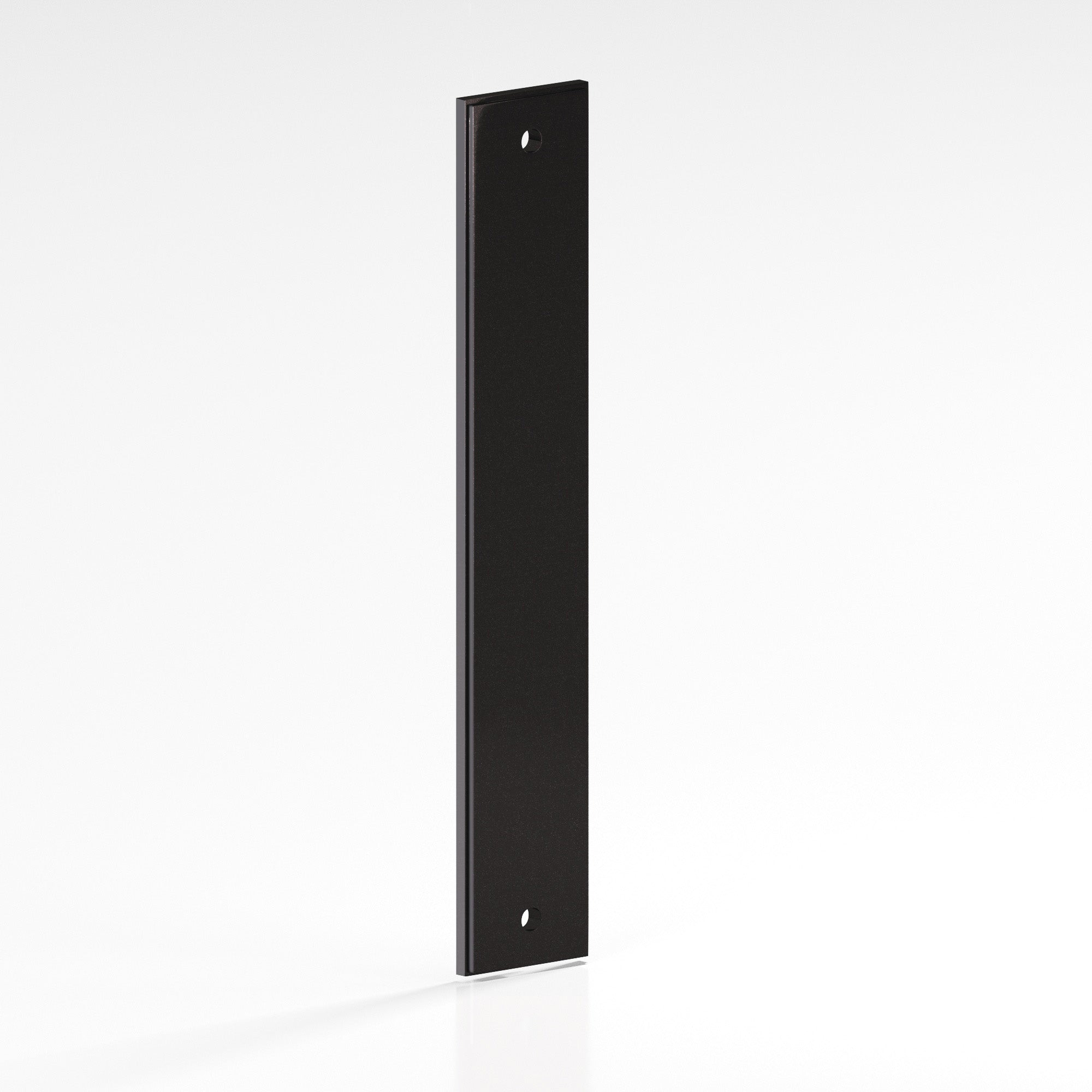 Colonial Bronze Series 9948 6" Rectangular Stepped Backplate Satin Black / 6"