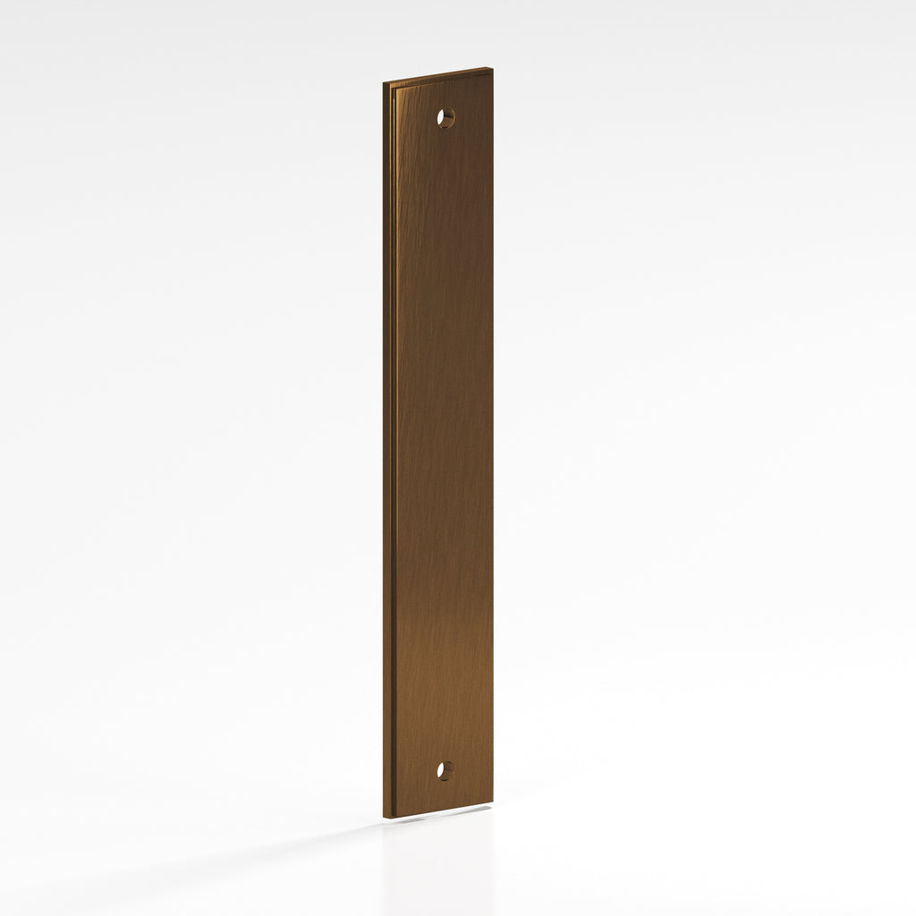 Colonial Bronze Series 9948 6" Rectangular Stepped Backplate Light Statuary Bronze / 6"
