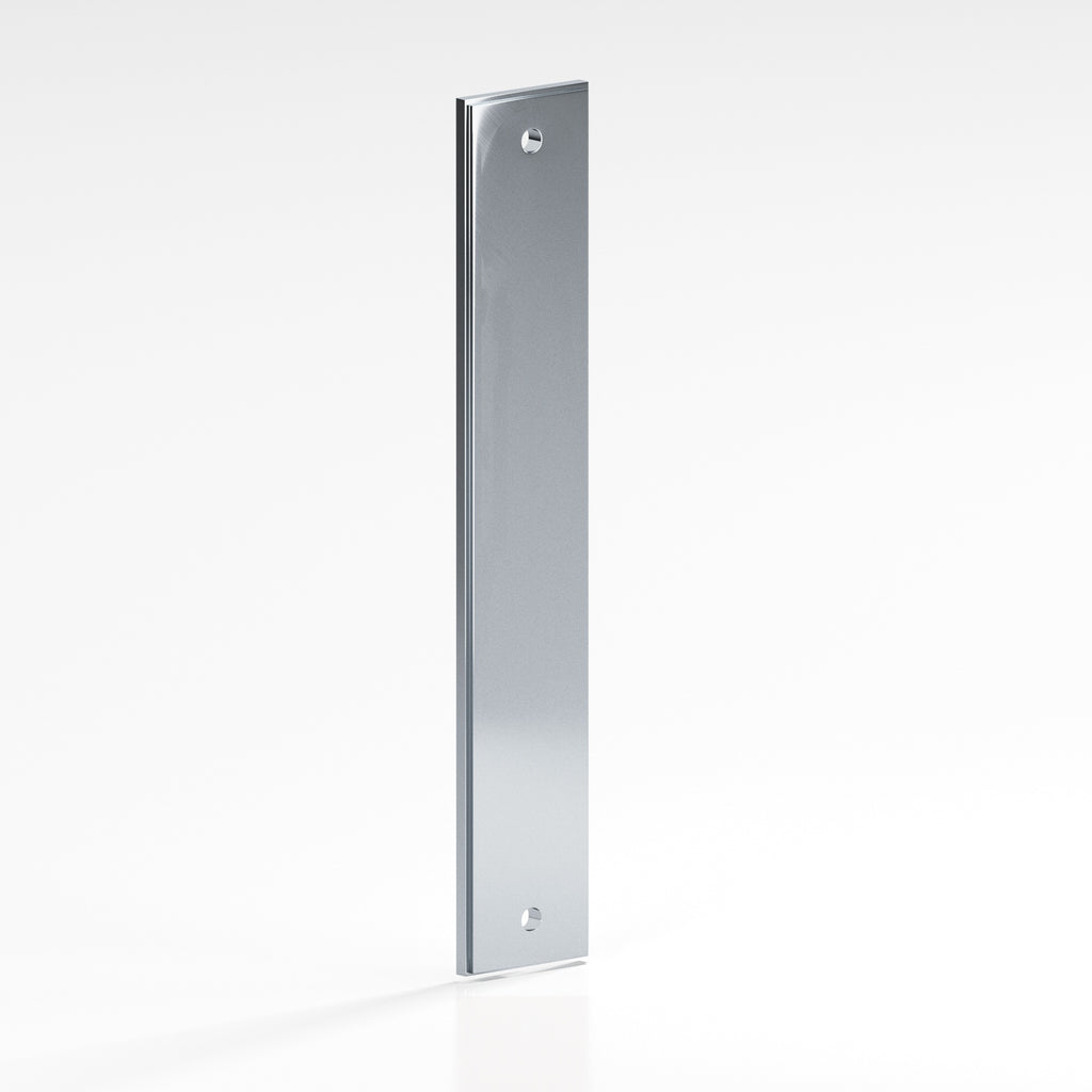 Colonial Bronze Series 9948 6" Rectangular Stepped Backplate Polished Chrome / 6"