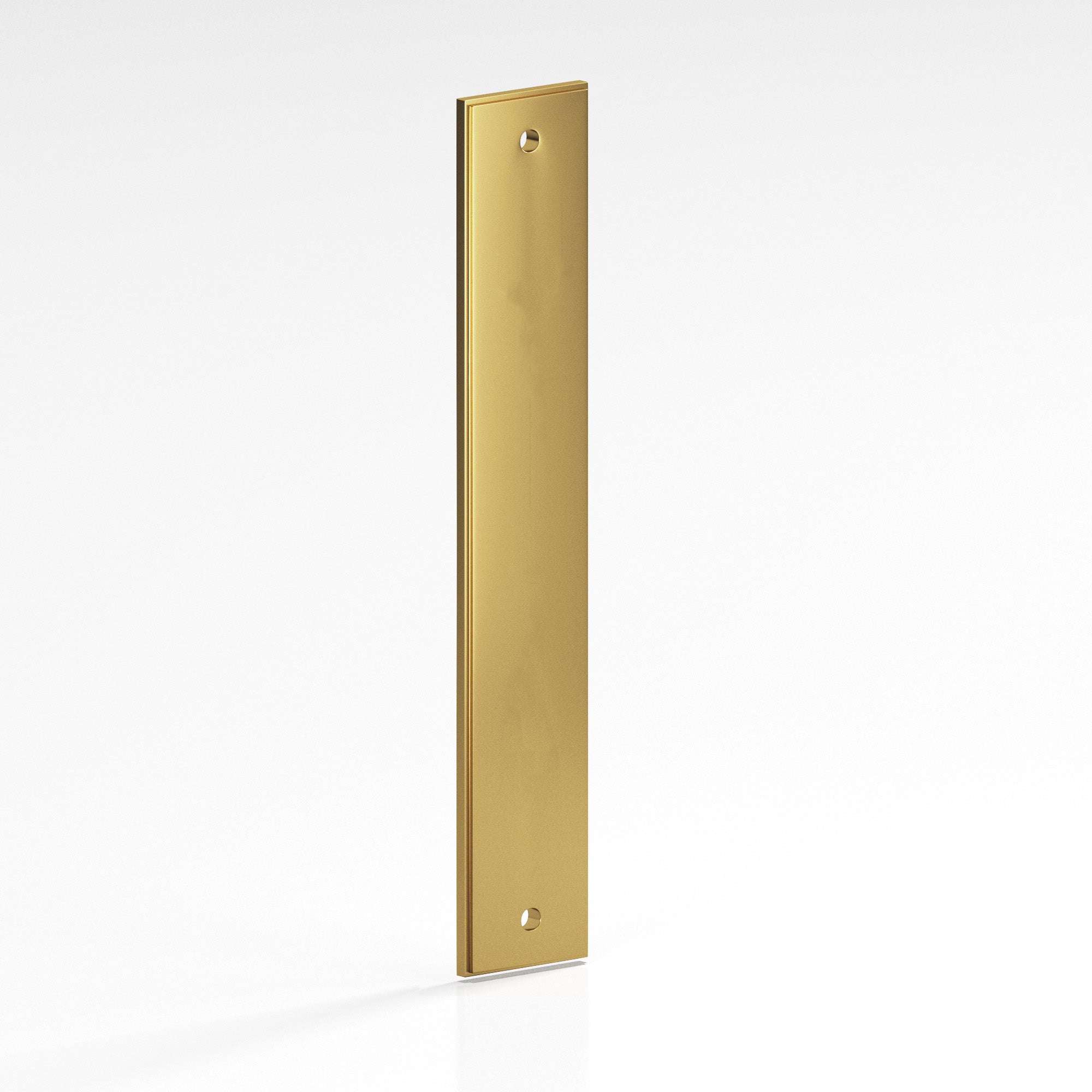 Colonial Bronze Series 9948 6" Rectangular Stepped Backplate Satin Brass / 6"