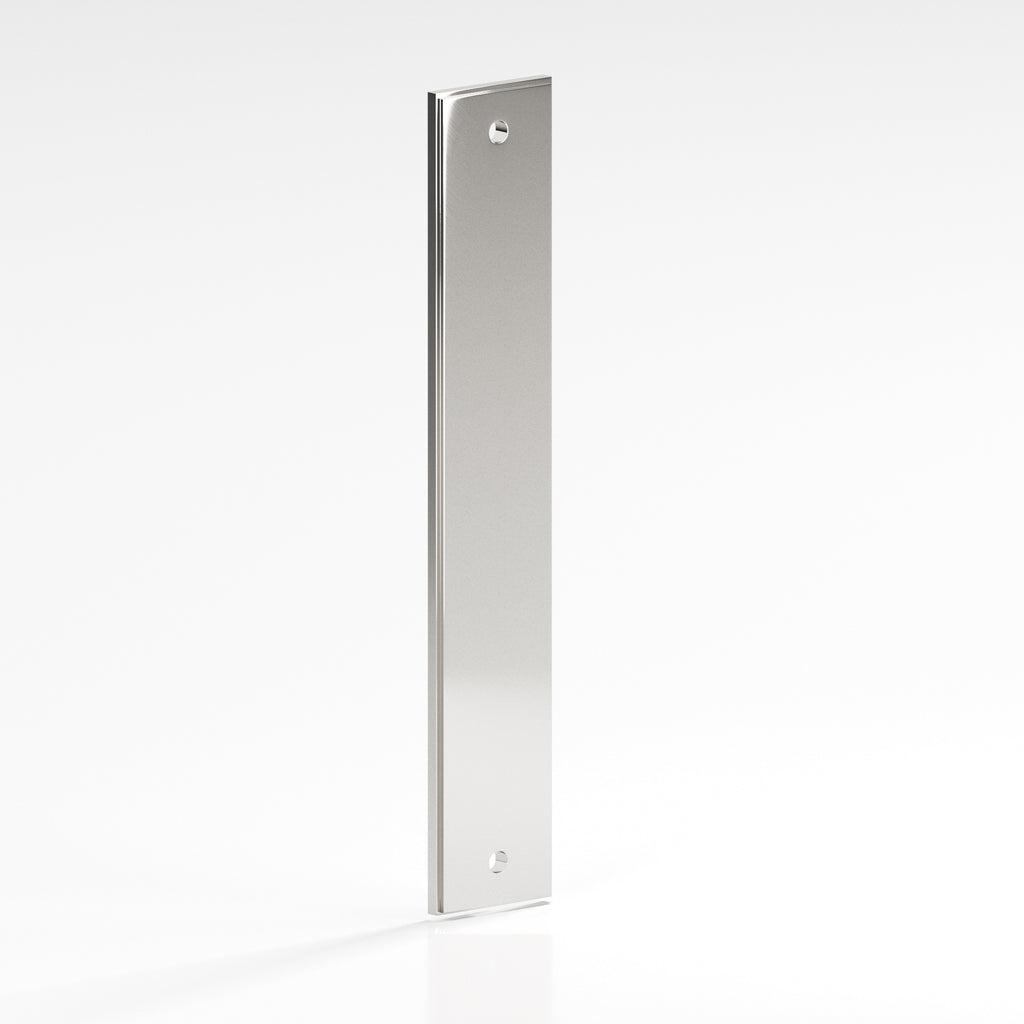 Colonial Bronze Series 9948 6" Rectangular Stepped Backplate Polished Nickel / 6"