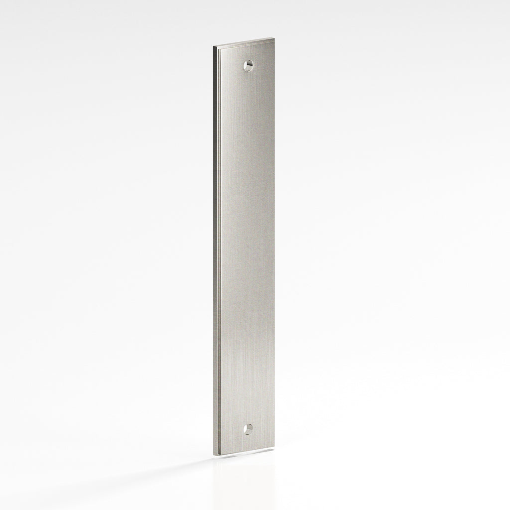 Colonial Bronze Series 9948 6" Rectangular Stepped Backplate Satin Nickel / 6"
