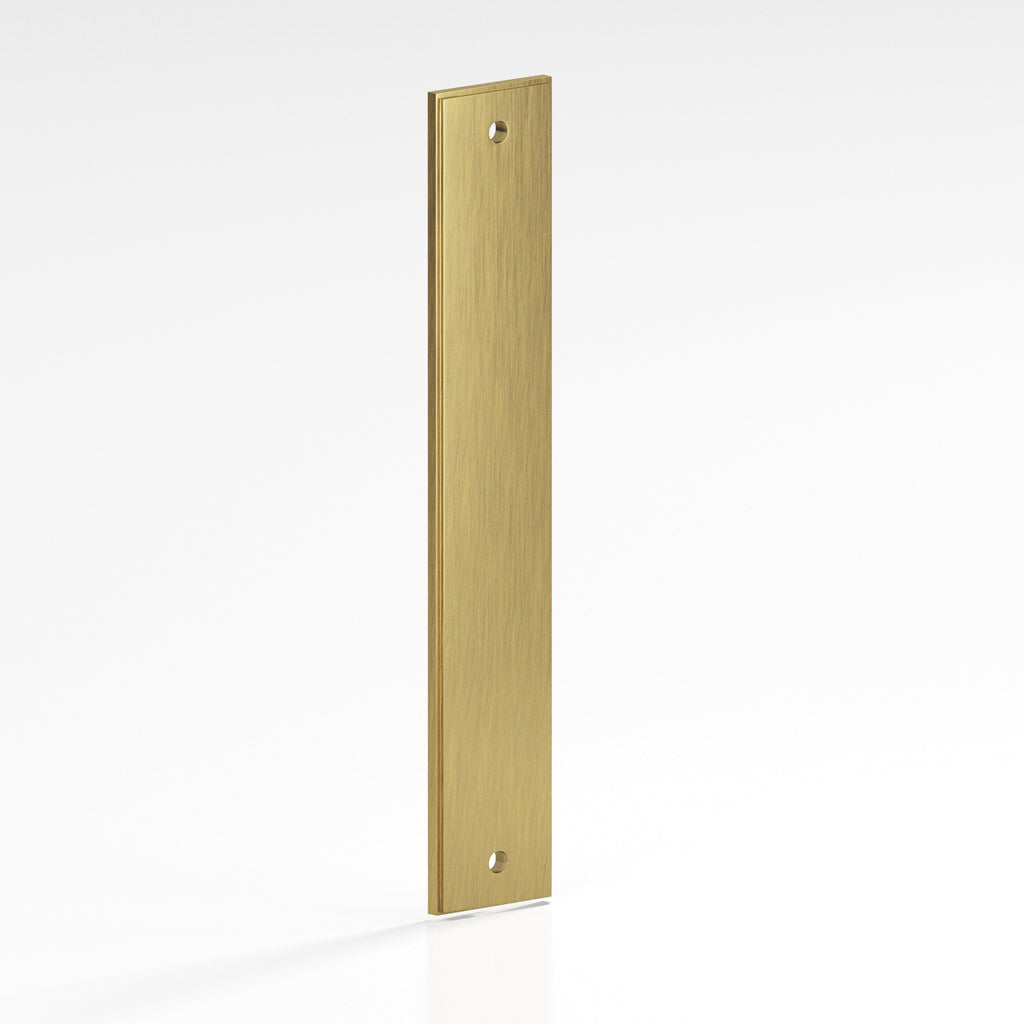 Colonial Bronze Series 9948 4" Rectangular Stepped Backplate Antique Brass / 4"