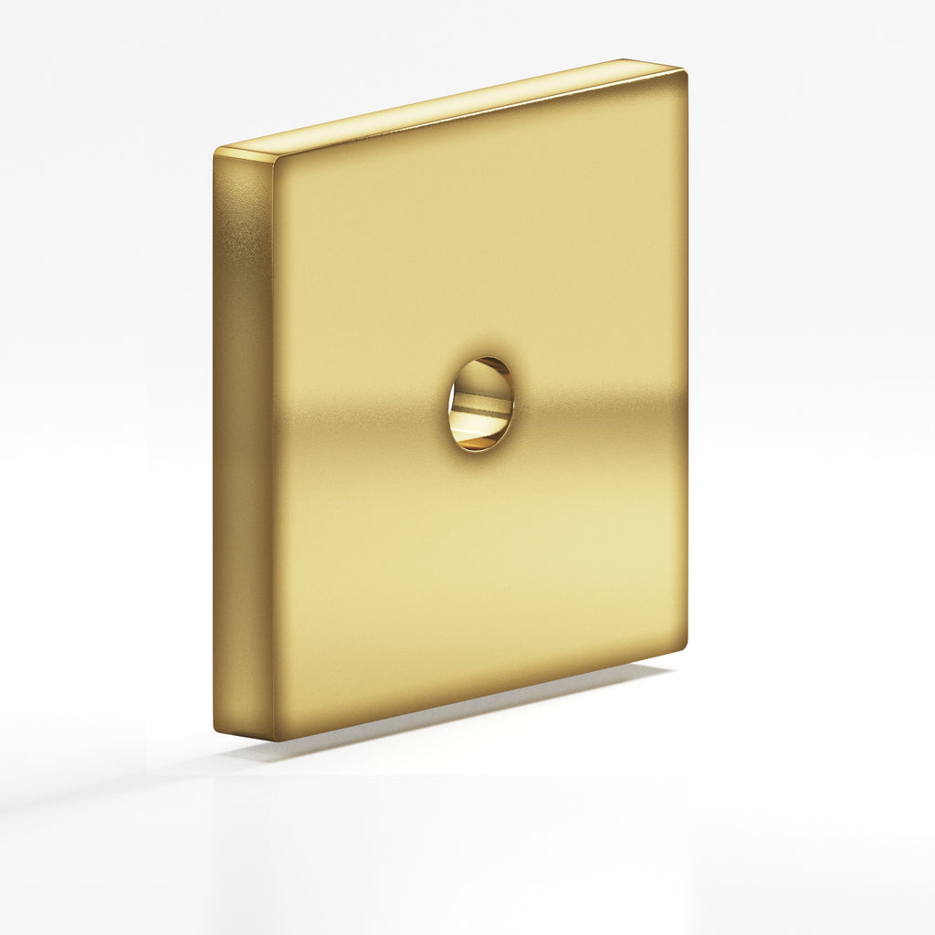 Colonial Bronze Series 9951 1.25" Square Backplate Antique Bronze / 1.25"