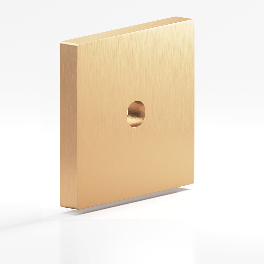 Colonial Bronze Series 9951 1.25" Square Backplate Matte Satin Bronze / 1.25"