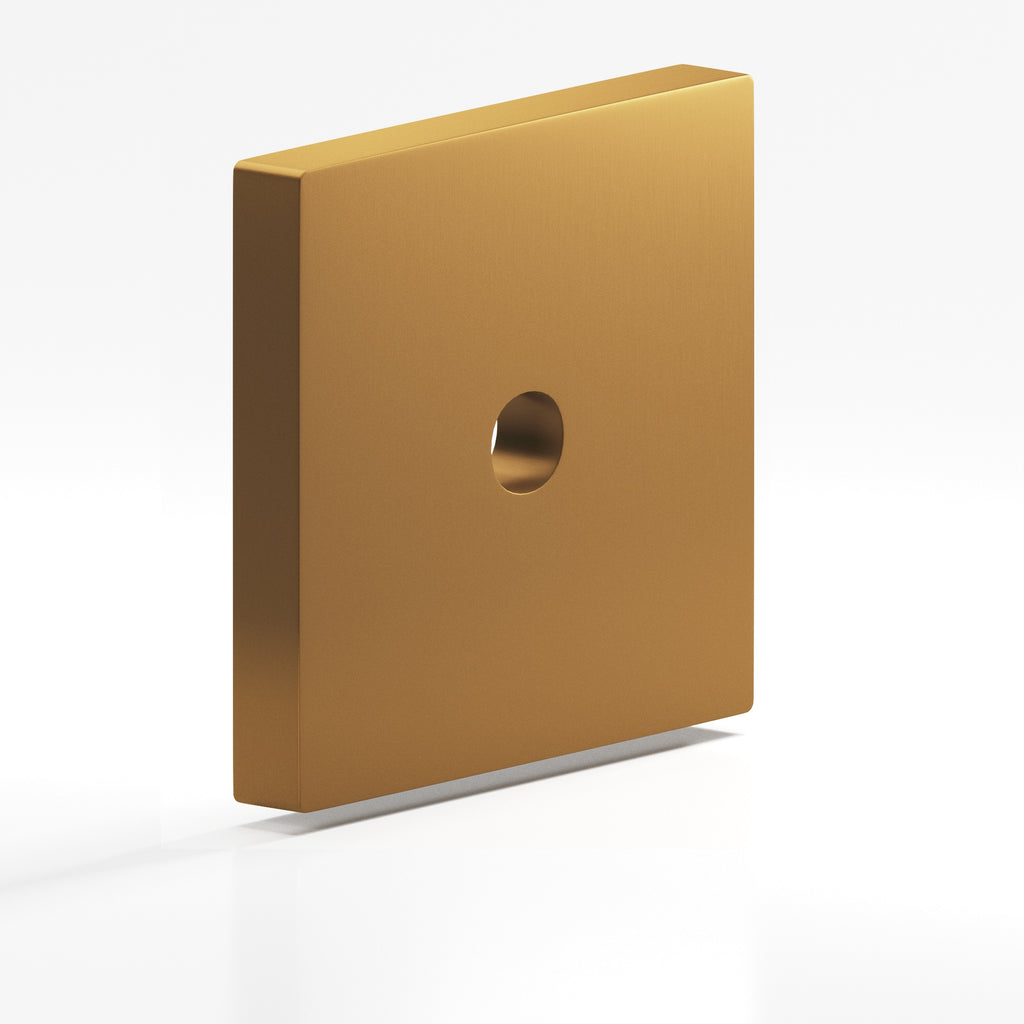 Colonial Bronze Series 9953 1.75" Square Backplate Matte Light Statuary Bronze / 1.75"