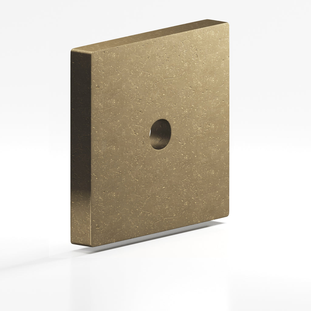 Colonial Bronze Series 9953 1.75" Square Backplate Distressed Oil Rubbed Bronze / 1.75"