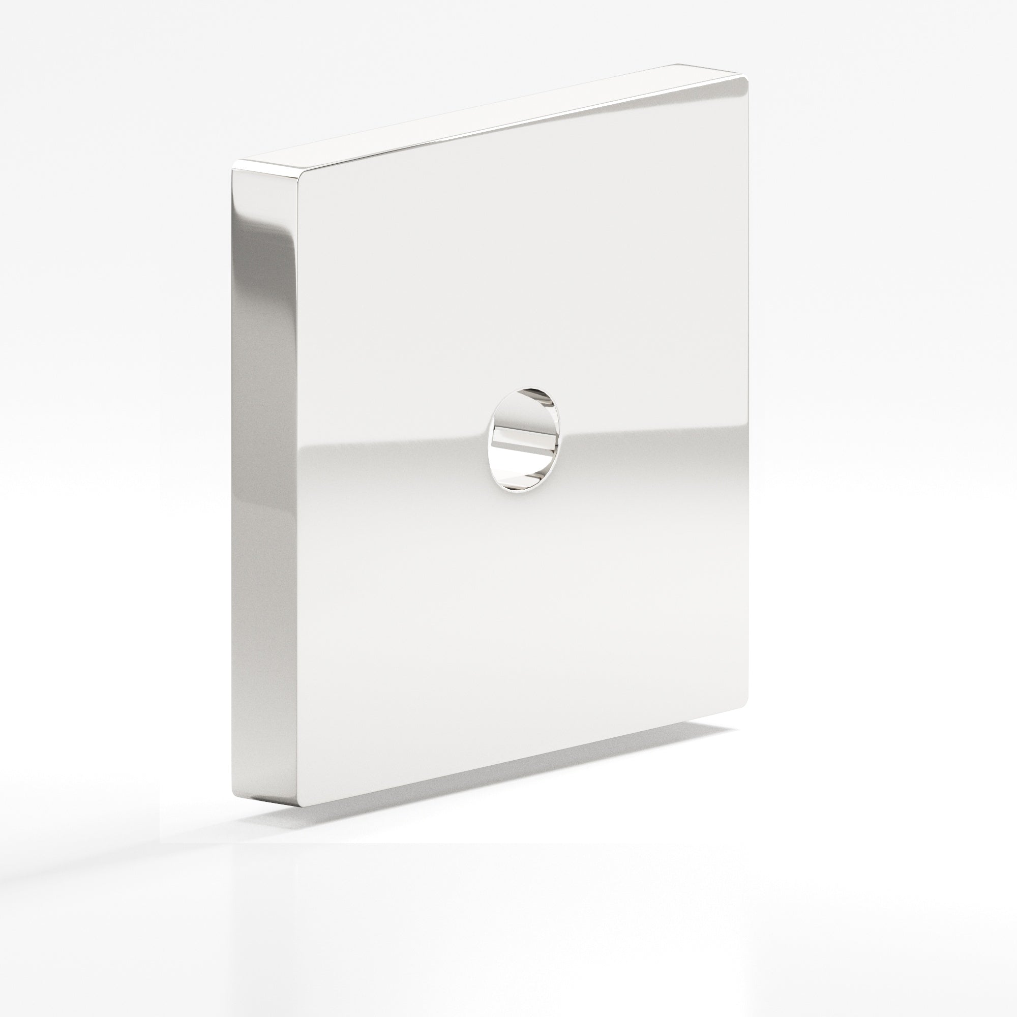 Colonial Bronze Series 9951 1.25" Square Backplate Polished Nickel / 1.25"