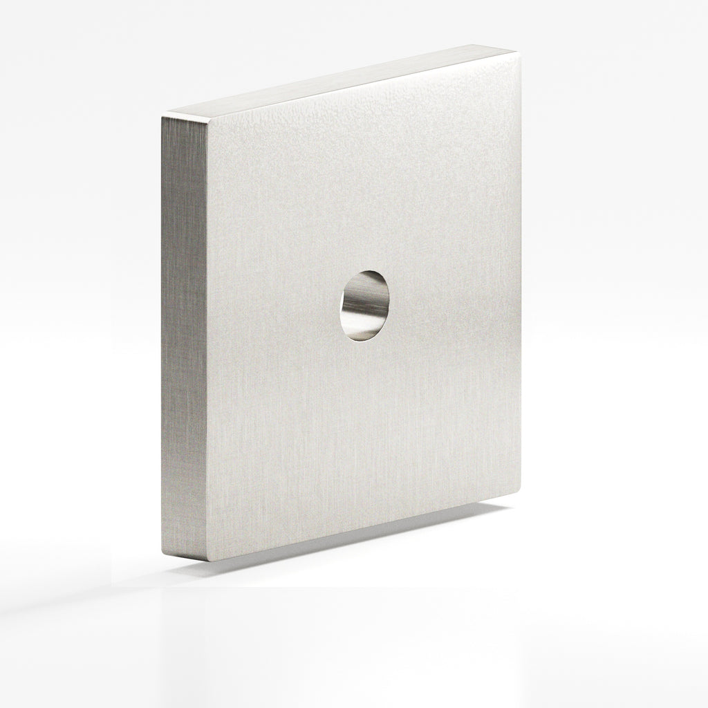 Colonial Bronze Series 9953 1.75" Square Backplate Nickel Stainless / 1.75"