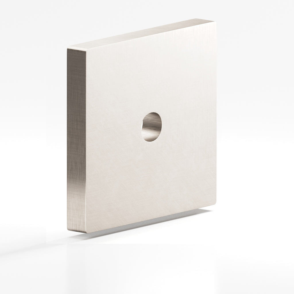 Colonial Bronze Series 9953 1.75" Square Backplate Matte Satin Nickel / 1.75"