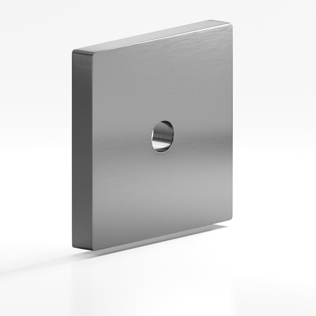 Colonial Bronze Series 9952 1.5" Square Backplate Graphite / 1.5"