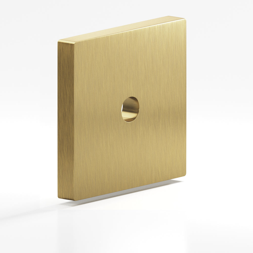 Colonial Bronze Series 9953 1.75" Square Backplate Antique Brass / 1.75"