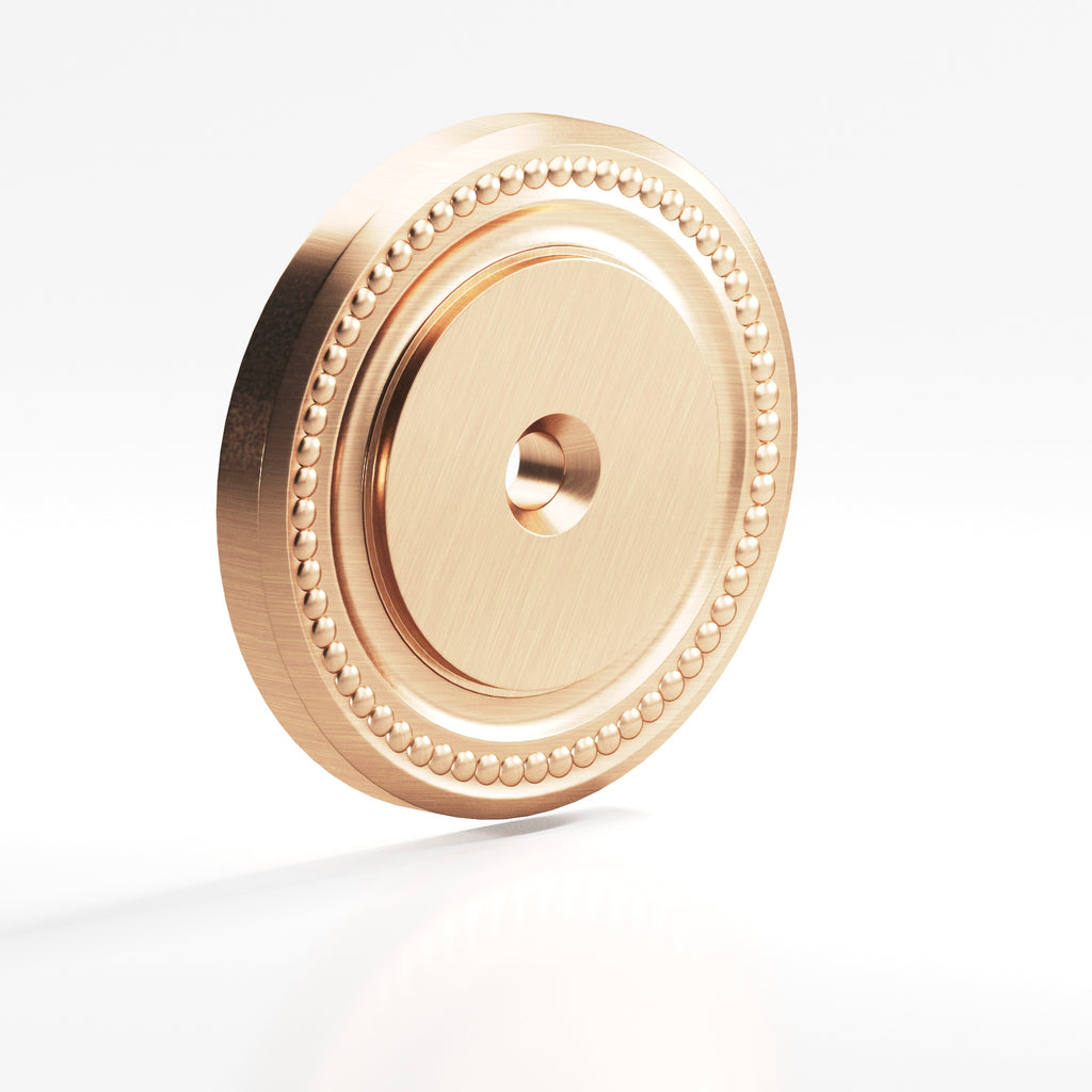 Colonial Bronze Series B9203 1.5" Round Grooved Backplate Satin Bronze / 1.5"