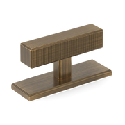 Armac Martin Digbeth Ridged T-bar Handle With Backplate