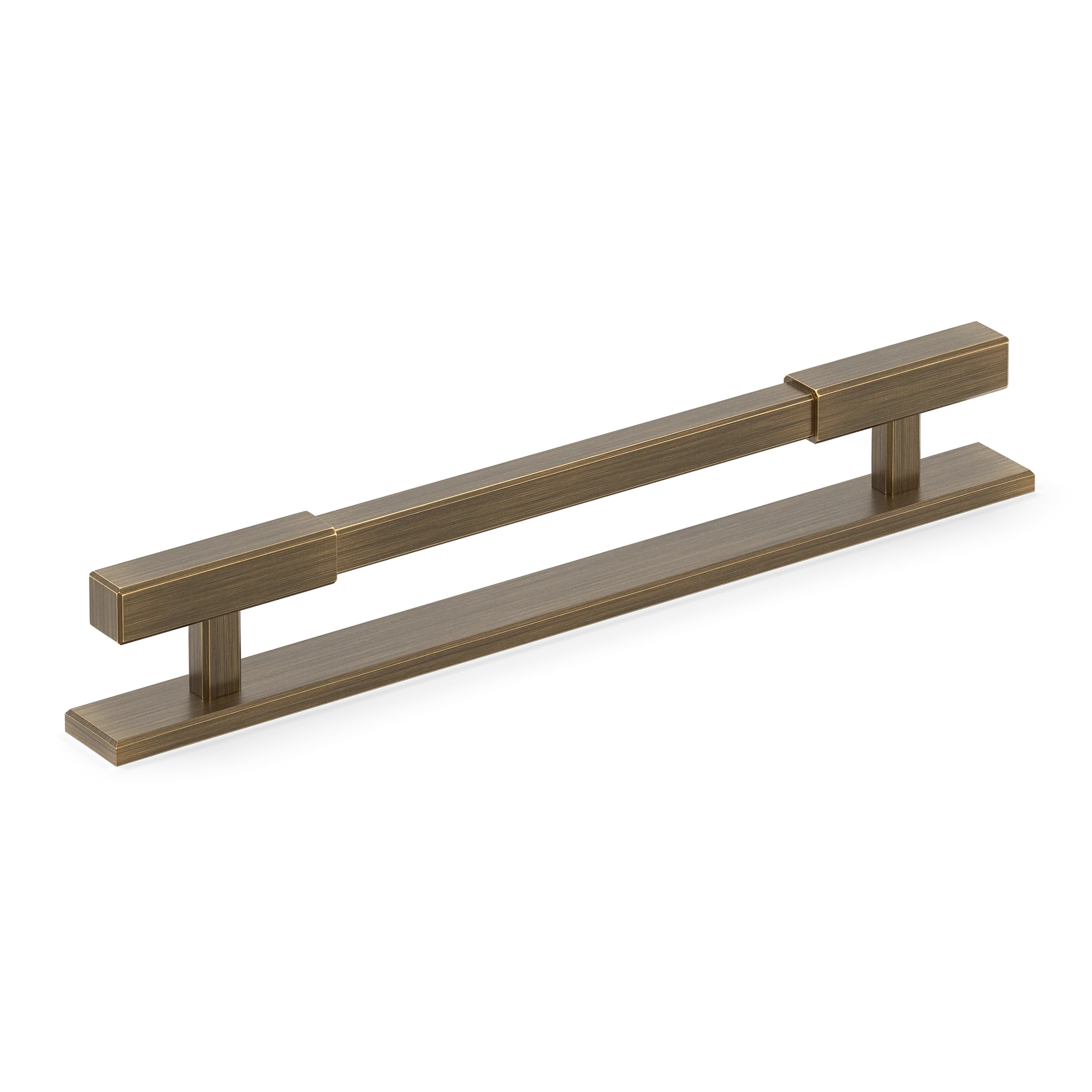 Armac Martin Digbeth Plain Cabinet Handle With Backplate