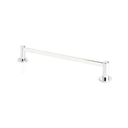Emtek Modern Brass Towel Bar 12" Centers Disk Rosette