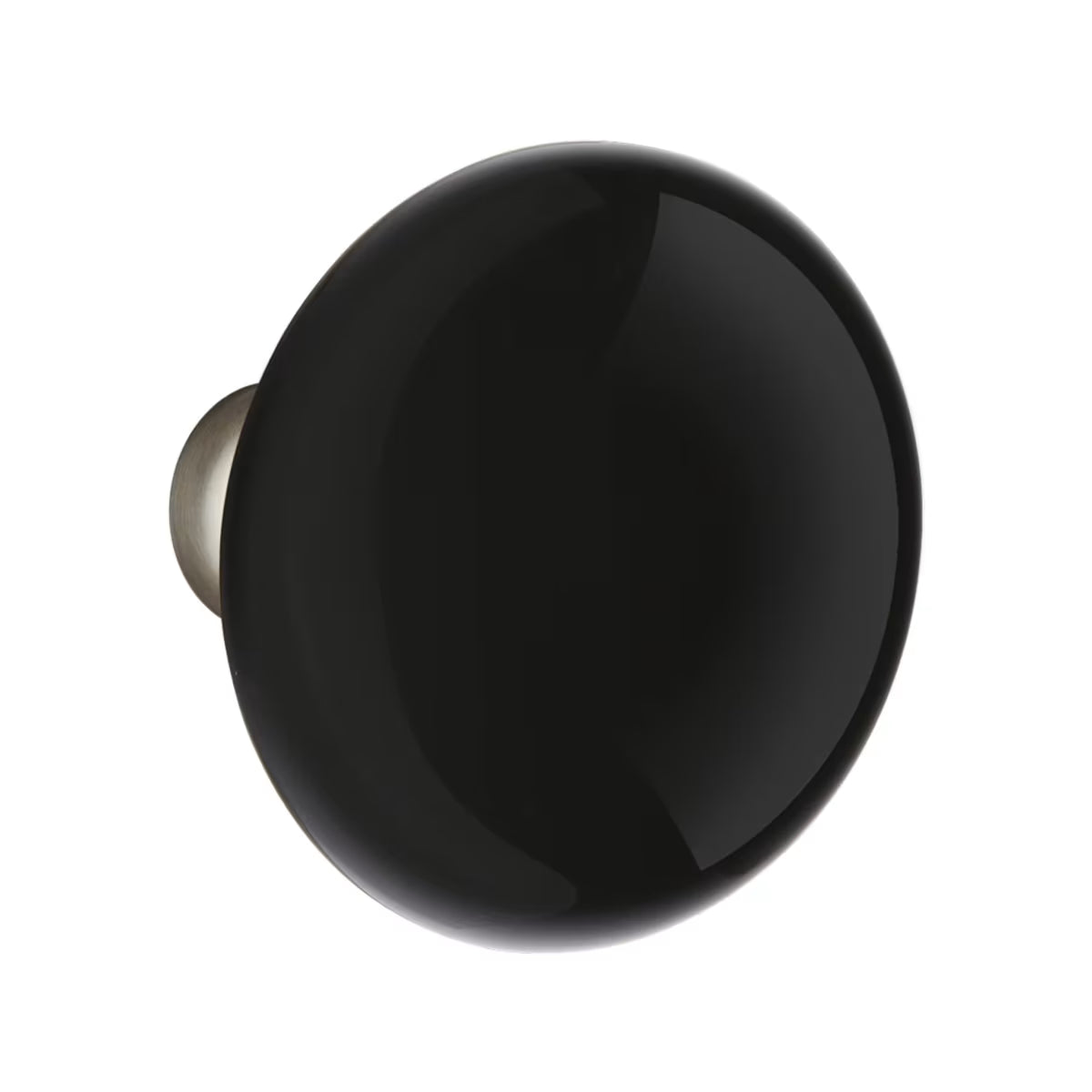 Emtek Single Cylinder Manning Full Length Tubular Entry Set With Ebony Porcelain Knob