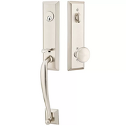 Emtek Adams Tubular Entryset Monolithic with Providence Knob