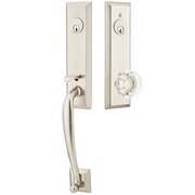 Emtek Adams Tubular Entryset Monolithic with Old Town Knob