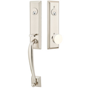 Emtek Adams Tubular Entryset Monolithic with Round Knob