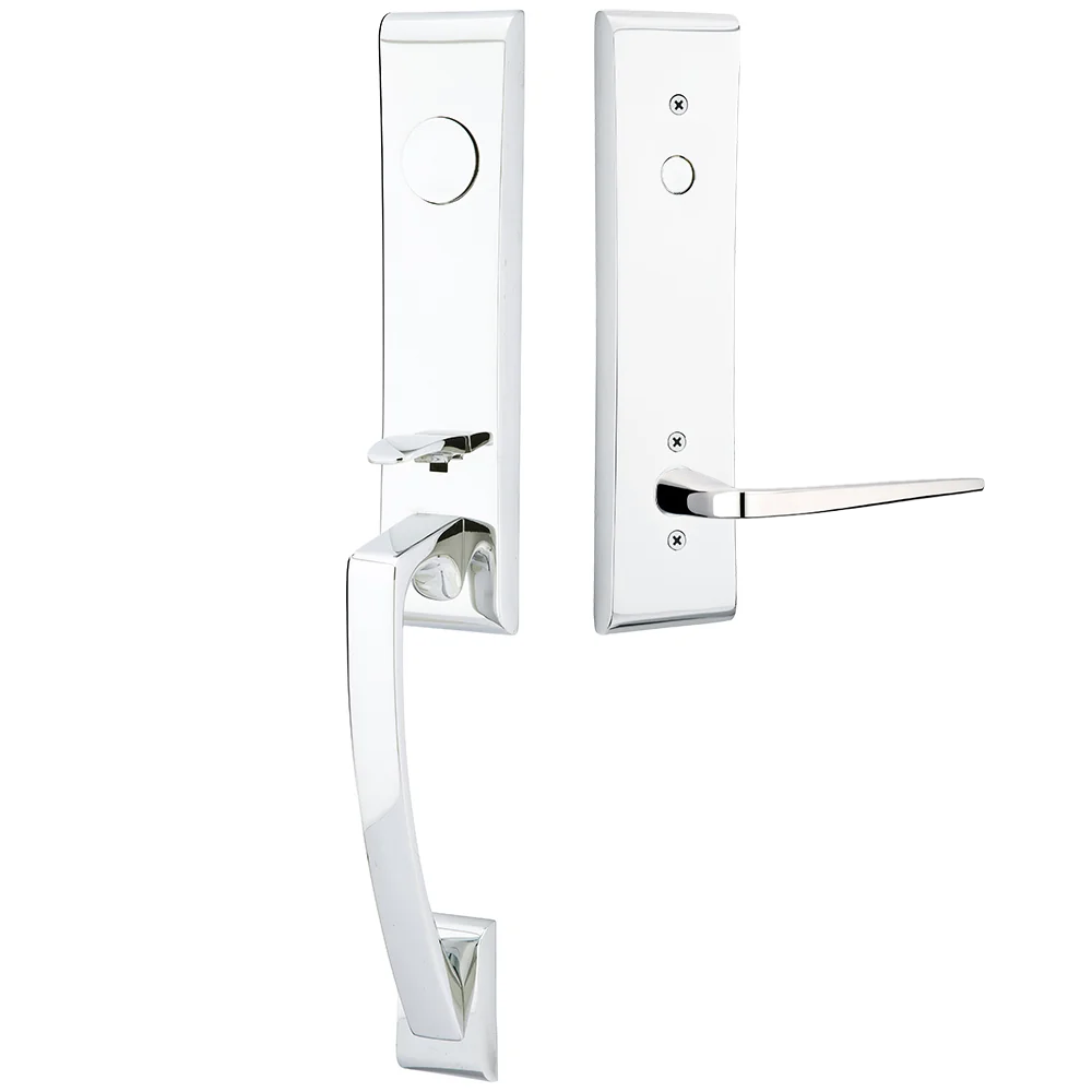 Emtek Apollo Tubular Entryset Monolithic with Athena Lever