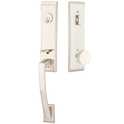 Emtek Apollo Tubular Entryset Monolithic with Bern Knob