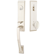 Emtek Apollo Tubular Entryset Monolithic with Egg Knob