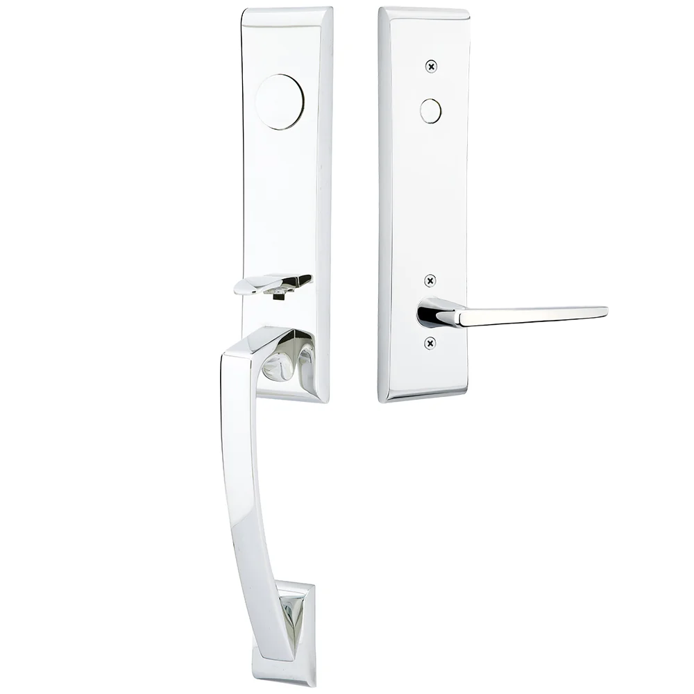 Emtek Apollo Tubular Entryset Monolithic with Hermes Lever