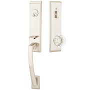 Emtek Apollo Tubular Entryset Monolithic with Old Town Knob