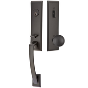 Emtek Apollo Tubular Entryset Monolithic with Orb Knob