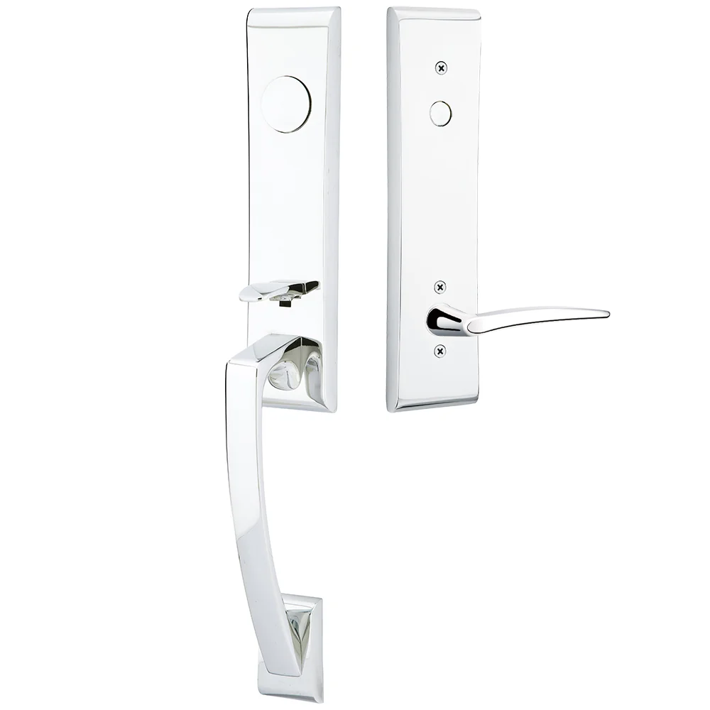 Emtek Apollo Tubular Entryset Monolithic with Poseidon Lever
