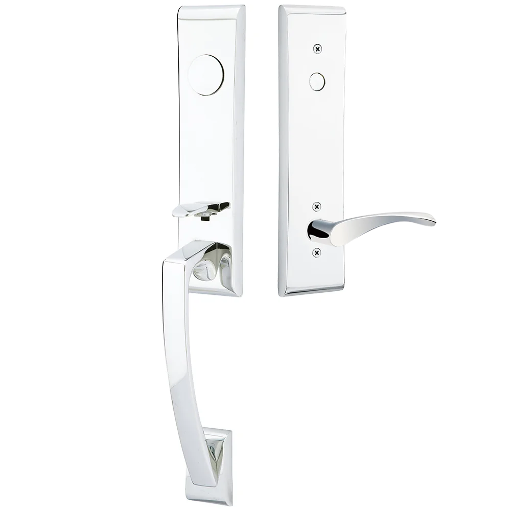 Emtek Apollo Tubular Entryset Monolithic with Triton Lever