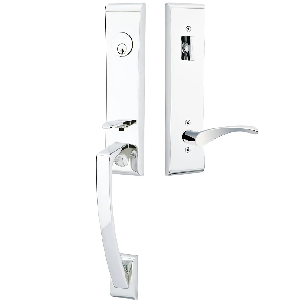 Emtek Apollo Tubular Entryset Monolithic with Triton Lever